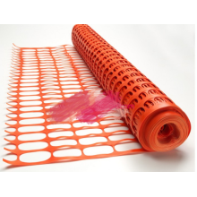 גדר אזהרת בטיחות פלסטית כתומה