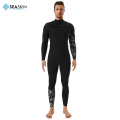 Zeegeten op maat gemaakte heren 4/3mm borst zip vol wetsuit