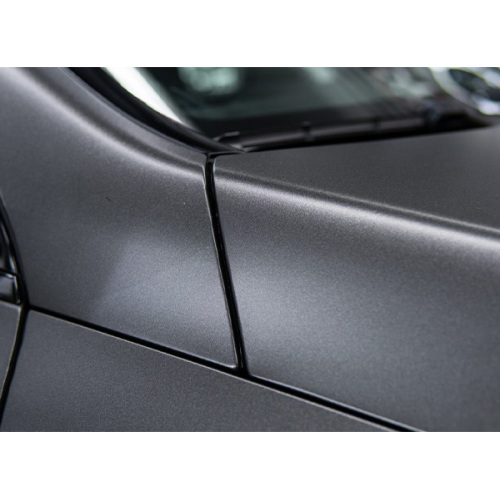 metallic diamond dark grey car wrap vinyl