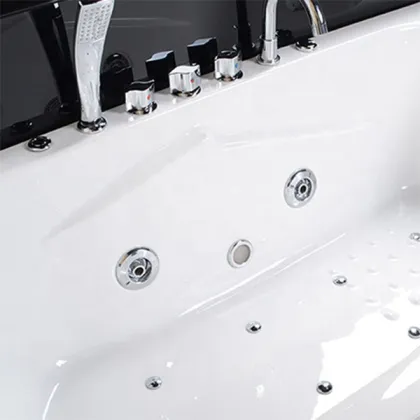 PTB Modern Bathroom Square Smart Whirlpool Tub
