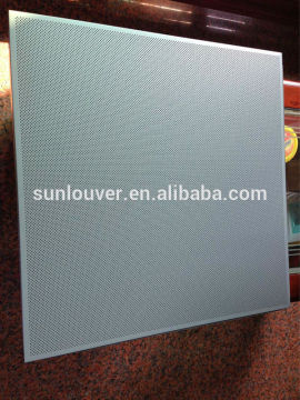 Fire proof sound insulation metal ceiling tile