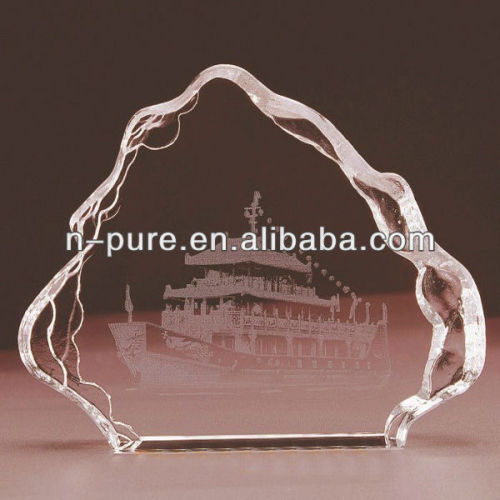 2d / 3d Crystal Iceberg Craft For Decoration, High Quality 2d / 3d