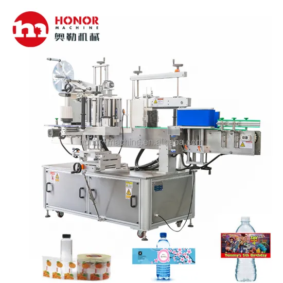 Automatic Label Sticking Machine for Round Bottles