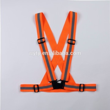 2016 yellow custom high visibility reflective belt belts