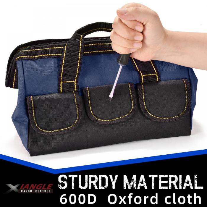 3 Pack Tool Bags with Waterproof Hard Bottom