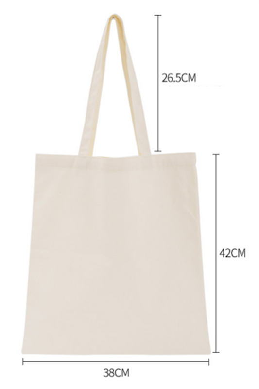 Custom Screen Print Cotton Shopping Bag