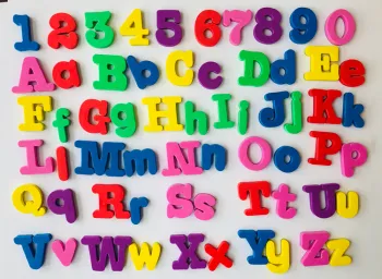 alphabet eva foam letter sticker for promotion
