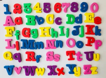 alphabet eva foam letter sticker for promotion