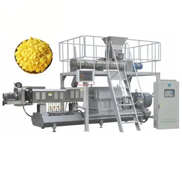 Automatic Corn Flakes double screw extruder