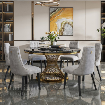 Hot Sale Quality Round European Style Luxury Dining Table - Cheap