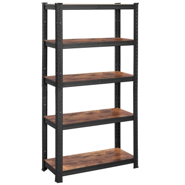Boltless Storage Racking - 650kg Load Capacity Garage Shelving