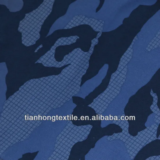 Dying+Coated Printing Cotton Crepe Printed Fabric