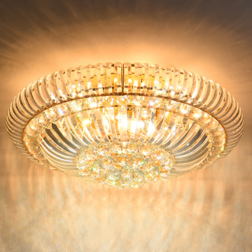 Nordic Modern Luxury LED K9 Crystal Ceiling Light for Living Room