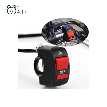 Universal Motorcycle Handlebar Kill Switch and Off Button for DC12V/10A - Black