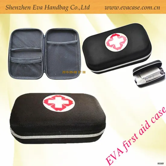 Custom mini EVA first aid kits empty bags with mesh pocket