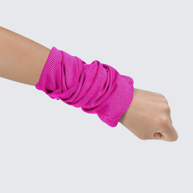 Microfiber Wrist Sports Gym Wristband Cooling Towel