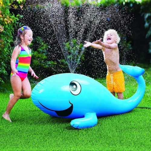 Splash Pad Sprinkler Large Whale inflatable Sprinkler Manufactory