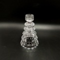 Christmas tree shape glass candle stick