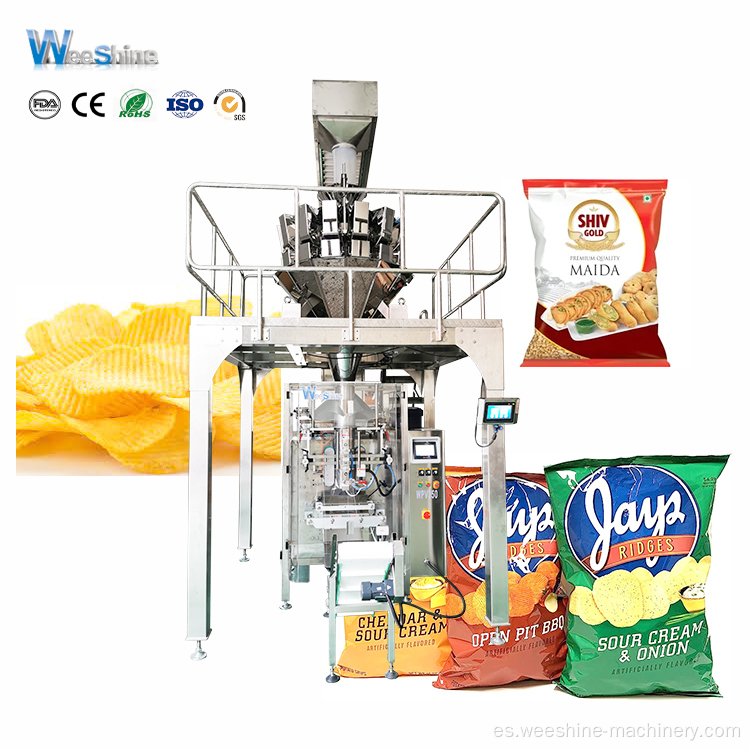 Máquina de envasado granular automático WPV350 1-5 kg ​​múltiple