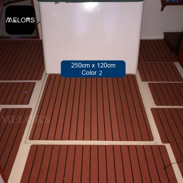 Melors EVA Composite Faux Teak Sheet Yacht Bodenbelag