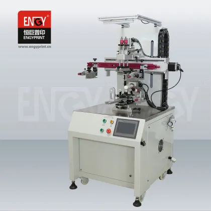 Semi-automatic color label silk screen printing machine / screen printer