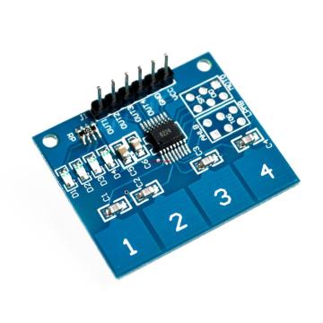 CL415 TTP224 4-Wege-Schalter Kapazitives Touchsensor-Modul