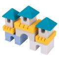 Silicone xếp chồng đồ chơi Montessori Game Building Building Blocks