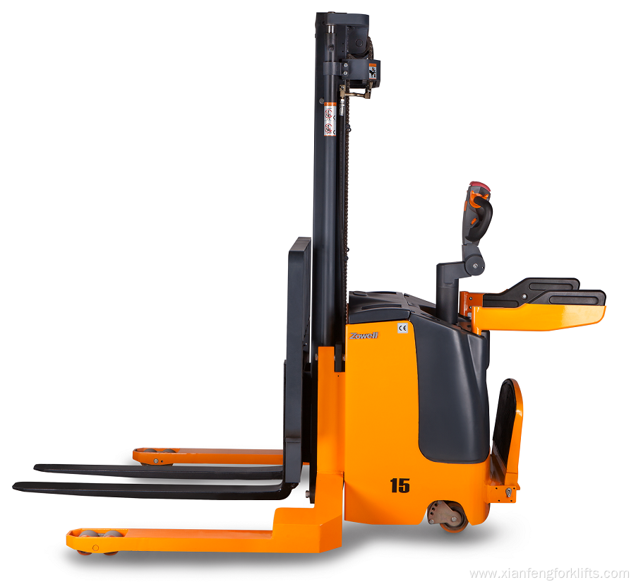 Hot Sale 1.5 ton Electric Straddle Stacker