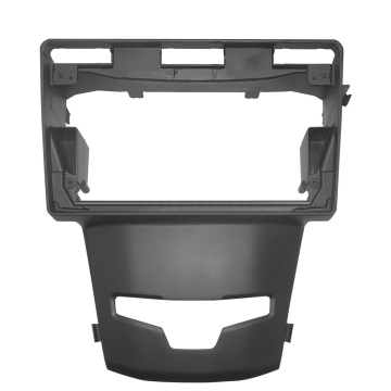 Silver Frame Dash Mount Kit for Ssangyong Korando Actyon 2014-2016 Autoradio Cable Harness
