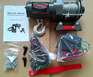 3000lbs ATV Winch 12VDC CE Approved
