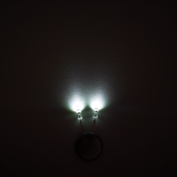Hochlumen anpassbar 5 mm oval weiße LED-Dioden 5000-7000mcd