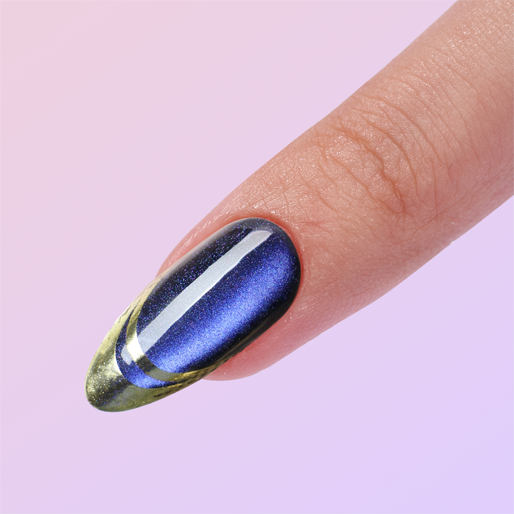 golden cat eye nail