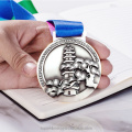 Medalha de metal 3D de design personalizado