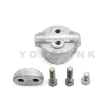 Galvanized Pole End Sidewalk Guy Fittings for Power Fittings