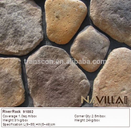 tumbled river stones