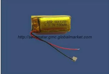 3.7v 100mAh Lithium Polymer Battery