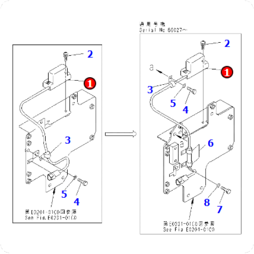 Bulldozer D65PX-15 solenoid valve 7861-93-5390