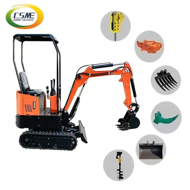 0.8-3 Ton Full Hydraulic Crawler Mini Excavator for Garden and Farm Use