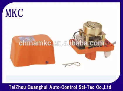 Electric motorized brass zone valve