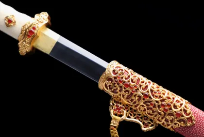 Golden and silver inlaid Tang Dynasty Sword