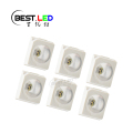 Dome Lens 2835 SMD LED Amber 590nm 60-graders