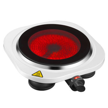 369125 Portable Electric Hot Plate: 1200W Ceramic Plate Burner with Infrared Technology