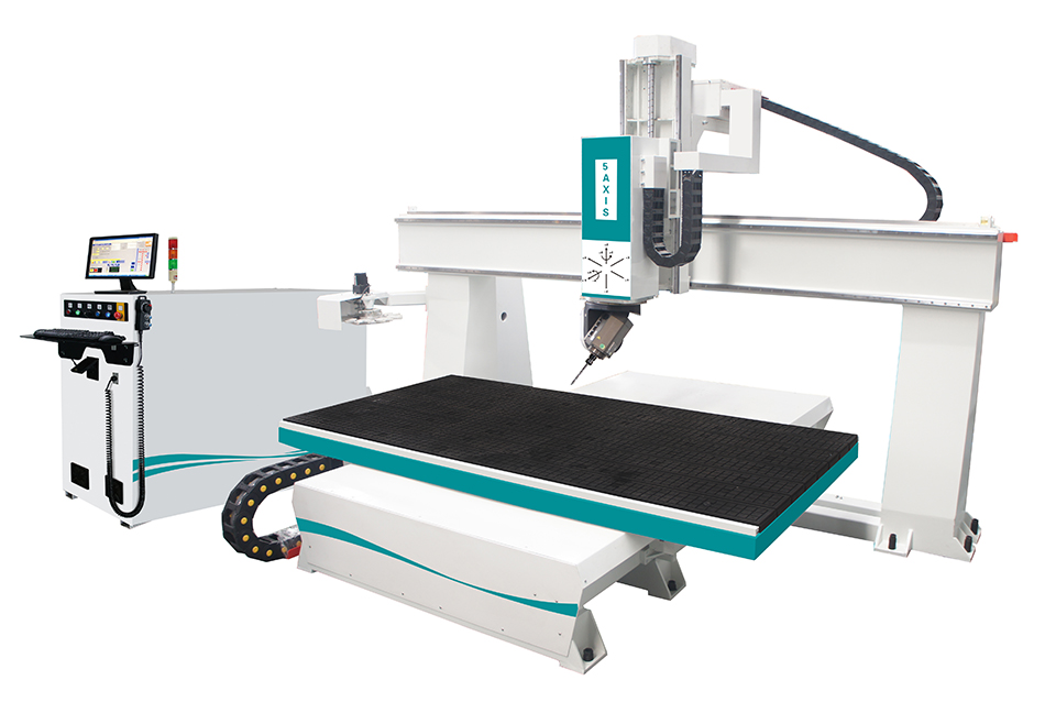 Roteador CNC de madeira de 5 eixos