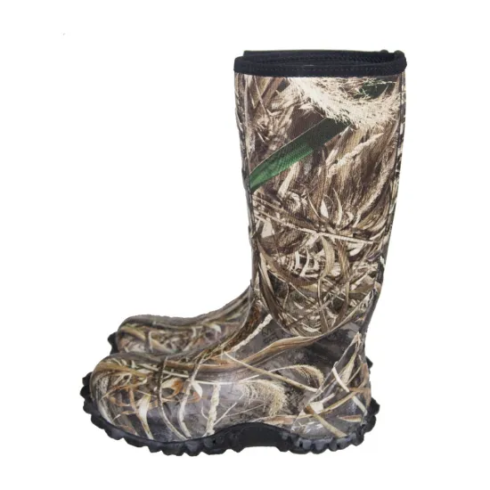 Customized Waterproof Insulated Neoprene Camo Hunting Boots