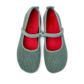 Breathable Mesh Ballet Flats with Mary Jane Design