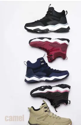 Outdoor mountaineering shoes winter high-top hiking shoes