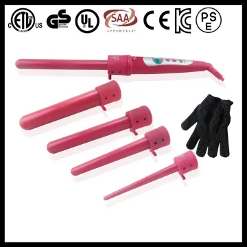 Hot sale new design 5p barrels curling iron hair curler as seen on tv