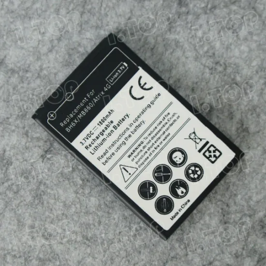Factory Price 1800mAh BH6X Battery Replacement For Motorola MB860 Atrix 4G Battery