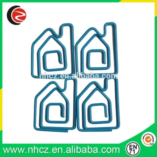 House Shaped Paper Clips