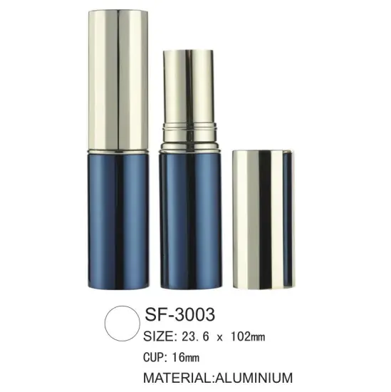 Round Aluminium Stick Foundation Container SF-3003